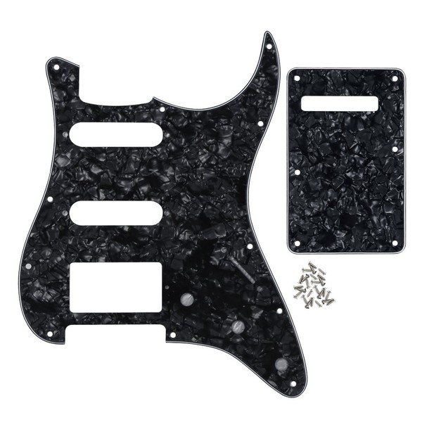 FLEOR 11 Hole Guitar Pickguard SSH and Tremolo Cavity Backplate