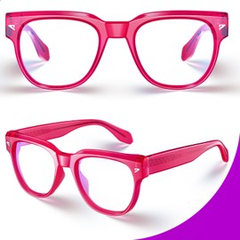 VISOONE Square TR90 Blue Light Blocking Glasses with Anti Glare Computer Glass Woman and Men SAGE