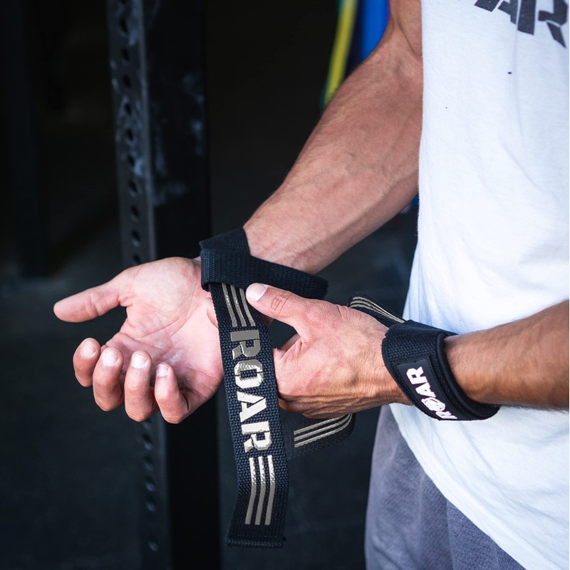 Roar® Professional Lifting Straps Strength Training, Lifting Straps for Bodybuilding