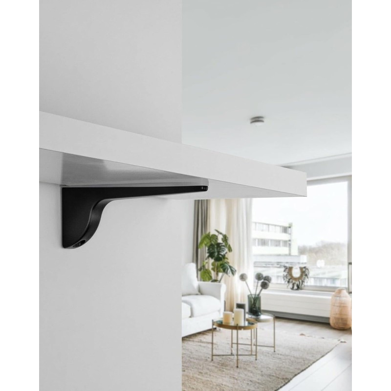 Gedotec Design Shelf Bracket - Black Matt | Pack of