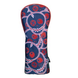 KraveGolf™ Stacked Voodoo Mask Golf Hybrid Headcover - Exclusive Limited Edition, Inspired by Jason, Perfect Golfer's Gift