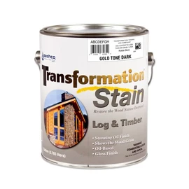 Sashco Transformation Log and Timber Stain, 1 Gallon Pail, Gold Tone Dark (Pack of 1)