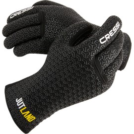 CRESSI Unisex Adult Jutland Gloves 2XL/6 Neoprene Diving Gloves Black 5 mm Ultra Grip System, XXL/6