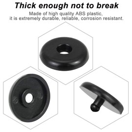 PERFETSELL 20 Paar Sicherheitsgurt Stopper Kunststoff Gurtstopper Auto Universal Sicherheitsgurt Gurt Knopf Schwarz für Auto SUV LKW