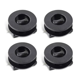 Bawkars 4 PCS Floor Mat Clips, Car Carpet Twist Lock Fasteners, Anti-Slip Floor Mat Fixing Clips, Universal Durable Auto Carpet Grips for Most Cars(Black)