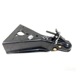 SOUTHWEST WHEEL 2 5/16" Heavy Duty Cast Head A-Frame Coupler w/Top Lever & Pin Assembly