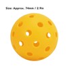 SIXRUN Pickleball Ball Set, 12pcs 74mm 40 Löcher Outdoor Pickleball