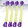 KIMISS Wheel Link Straps,4 pcs Alloy Wheel Bridging Security Link