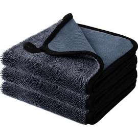 3PCS Shiny Bath Drying Towel, 40x60cm Bathroom Drying Cloth, Ultra Absorbent Microfiber Cleaning Cloths for Bathroom, Car & Kitchen - XXL Thicken Fast-Dry Cloth