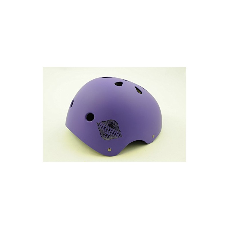 RALEIGH DB DIAMOND BACK BMX JUMP HELMET MATTE PURPLE LARGE
