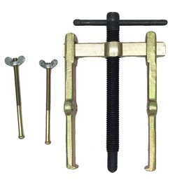 XMHF Adjustable Two Jaw Bearing Gear Puller Tool Carbon Steel Pump Pulley Remover Straight Type, 155mm/6.1"