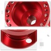 6-Bolt Steering Wheel Quick Release Adapter Red Compatible with 84-04