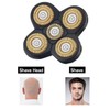 5D Men's Electric Shaver Replacement Heads Bald Replacement Heads Replacement