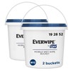 Tork Everwipe Mobile Wet Wipe Buckets White, Resealable, Bucket Compatible