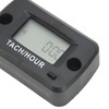 Digital Tach Hour Gauge LCD Display IP68 Waterproof 0‑999999H 0‑30000RPM