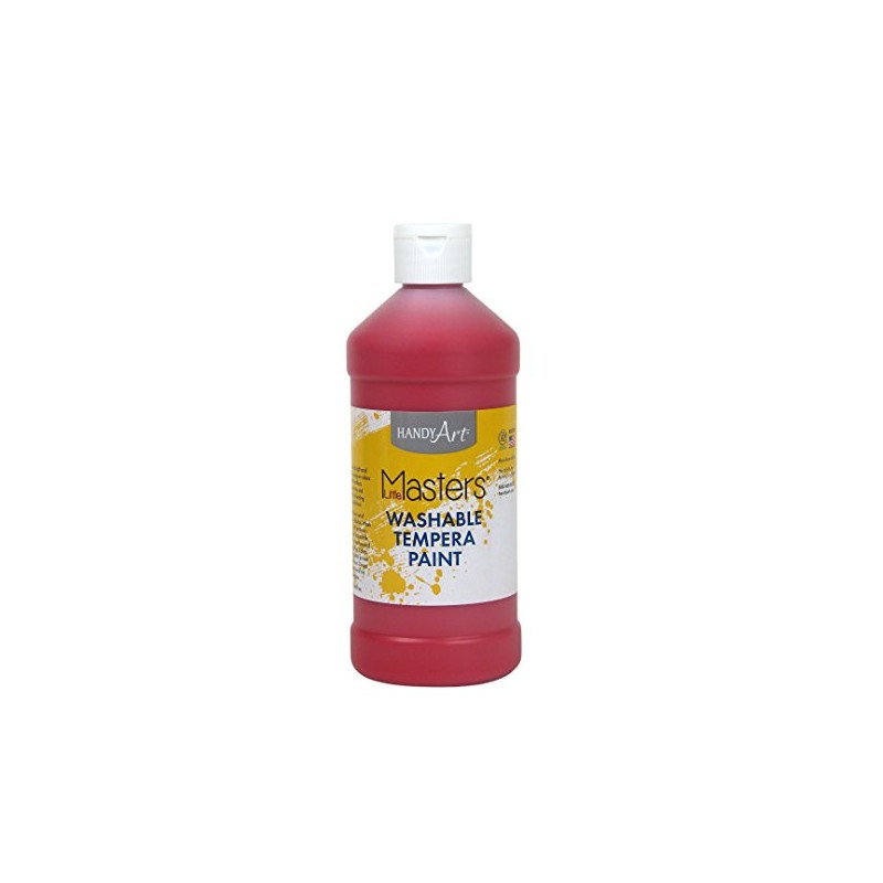 Handy Art Little Masters Washable Paint 16 ounce, Red