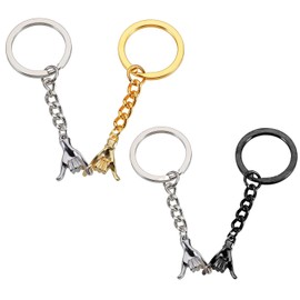 RmKbe 2pcs Couple Keyring Romantic Anniversary Valentine's Day Gift Keychain Boyfriend Girlfriend Husband Wife Keychains Matching Couple Stuff for Valentines Day