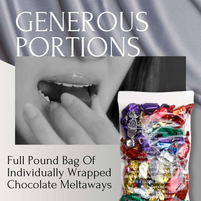Bakers Candies Meltaways Pound Bag - Delectable Assorted Chocolate with