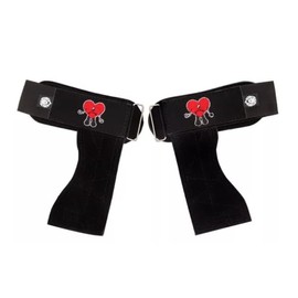 IRONKING Strap Callera de Piel, Gym Crossfit Muñequera para Mujer