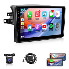 Naifay Android Car Radio for Toyota Sienna 2004 2005 2006 2007 2008 2009 2010 with Wireless CarPlay Android Auto, 2+32G 9inch IPS Touch Screen Car Stereo for Toyota Sienna Bluetooth FM GPS WiFi SWC