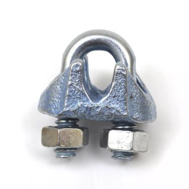 National Galvanized 1/8 Inch Cable Wire Rope CLAMPS (25 PACK)