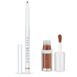 Yiyi Beauty by Lesslie Polinesia Kit Mapple Delineador de Labios y Aceite para Labios de apariencia más carnosos y definidos. fórmula con péptidos aceleradores que realzan el contorno de tus labios dando un efecto plump, Mega Hidratante y Semi-brillante