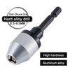 KATUR Keyless Drill Chuck Quick Change Adapter Converter 1/4 Inch