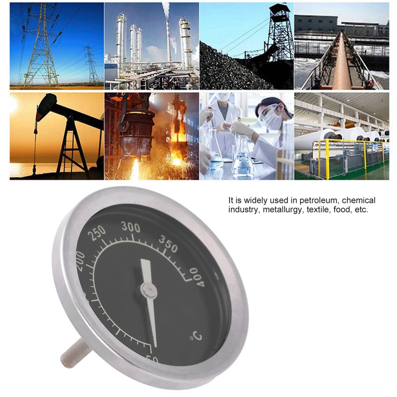 Stainless Steel Grill Thermometer Dial Food Oven 50‑400℃ Thermometer Kitchen