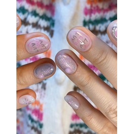 [Janef] Doodle Doodle CuteDrawing Handmade Nail Tips - No selection / [재네프]두들두들 귀여운드로잉 수제네일팁 - 선택없음