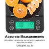 Fdit Báscula Digital Cocina de Café Electrónico de Goteo de