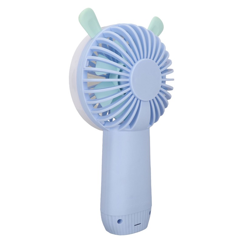 Mini Handheld Fan 3 Levels Adjustable USB Rechargeable Cute Rabbit