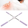 Yoga Pranayama Stick Purple Stainless Steel Correct Hunchback Open Shoulder