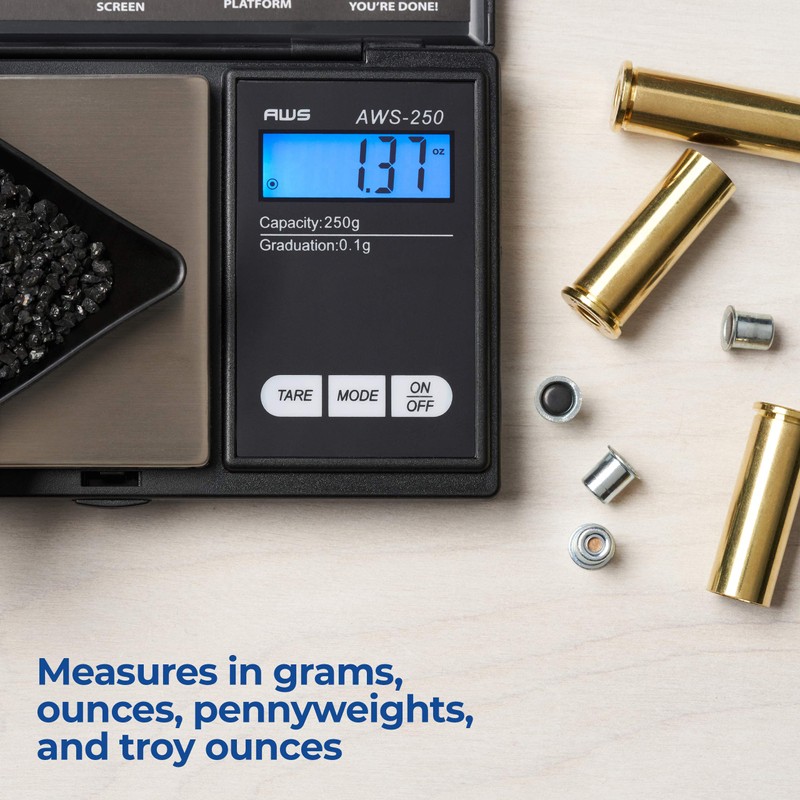 American Weigh Scales Series Digital Pocket Weight Scale Accurately Measures,