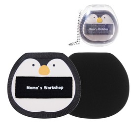 Momo's Workshop Cute Makeup Puff for Fine Makeup, Concealer, Foundation and Cream, 1P Black PG01