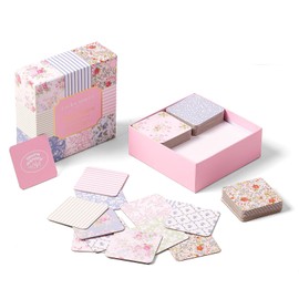 Laura Ashley Hübsches Muster-Matching-Spiel - 52 florale Speicherkarten in dekorativer Geschenkbox - klassisches Matching-Spiel - kognitives Gehirntraining & Familienspaß