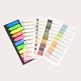 DIAO79NI 1000 Pcs Page Markers Colorful Sticky Note Tabs Colored Writable and Repositionable Book Flags Tabs Strip Index Tabs,Page Tabs