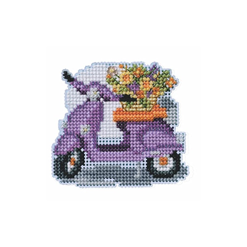 Mill Hill Scooter Beaded Counted Cross Stitch Ornament Kit 2023