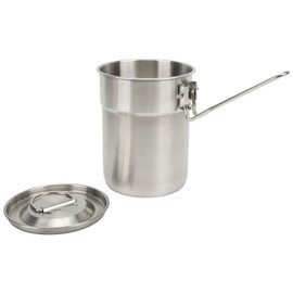 Camping Cup Pot, Backpacking Pot, Camping Mug Hiking Pot 1l Stainless Steel Water Cup Mug with Foldable Handles and Lid for Outdoor Camping Hiking Backpacking