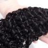 Hxxcoup Real Hair Wefts Blonde Human Hair Bundles Curly Wave