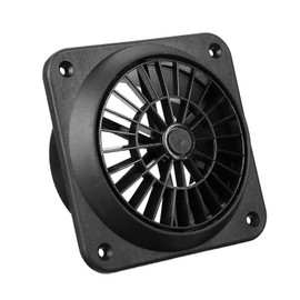 Inscrip Air Vent Outlet, 60mm / 75mm Diesel Heater Conditioner Duct Air Vent Outlet With Fan, Universal Heater Duct Ducting Pipe Warm Air Outlet Vent, Fit For Webasto Car Truck Camper Van (75mm)