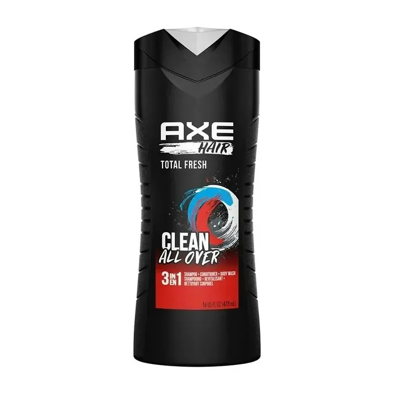 Shampoo 3 En 1 Total Fresh 473ml Axe