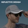 Sun Visor Hats Men, Adjustable Retractable Brim UV Protection Mesh