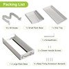 Fovkdcvw Pots and Pans Organizer Under Cabinet with Drain Board,