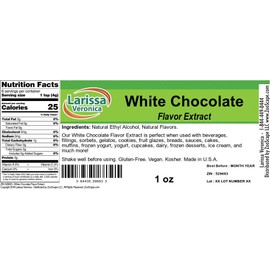 White Chocolate Flavor Extract (1 oz, ZIN: 529693)