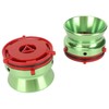 1 Pair NAB Hub Adapters Professional Polished Aluminum Reel to