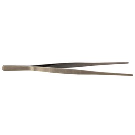 Serrated Tip Stainless Steel Household Kitchen Cooking Tweezer Food Clip Kitchen ToolBronze Color