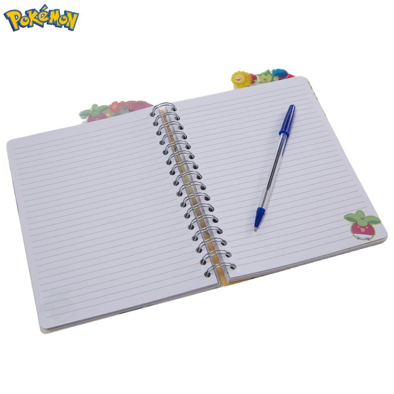 Innovative Designs Pokémon Tab Journal Notebook, Spiral Bound, 144 Lined