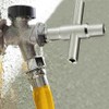 1 Pcs Water Key,4 Way Sillcock Key, Commercial Water Meter
