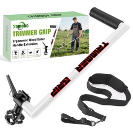 Upgraded Ergonomic Trimmer Grip, String Trimmer Handle, with Trimmer Shoulder Harness, Weed Eater Handle Extension for Trimming, Weedeater Handle Grip for String Trimmer, Lawn Care and Landscaping