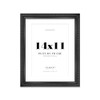 14x11 Black Ornate Photo Frame With White Mat For A4